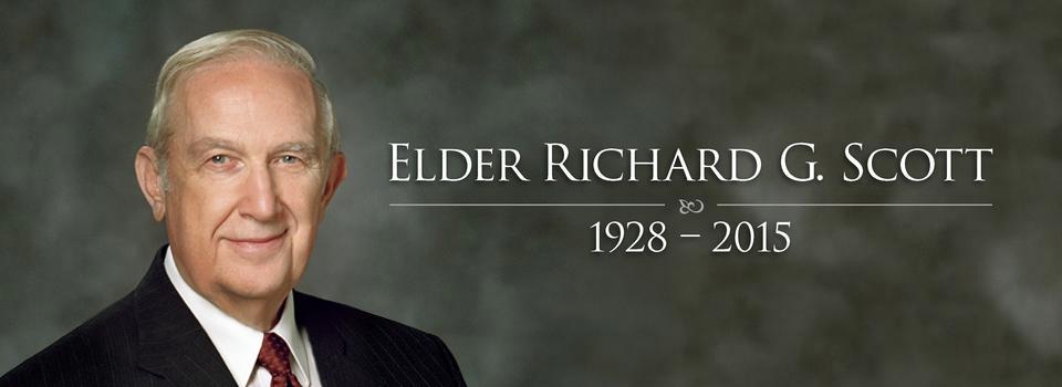 You Are Dearly Missed, Elder Richard G. Scott