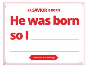 He was born print LDS Christmas