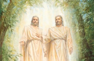 Heavenly Father and Jesus Christ from the first vision picture
