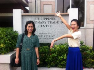 LDS sister at the Philippines MTC