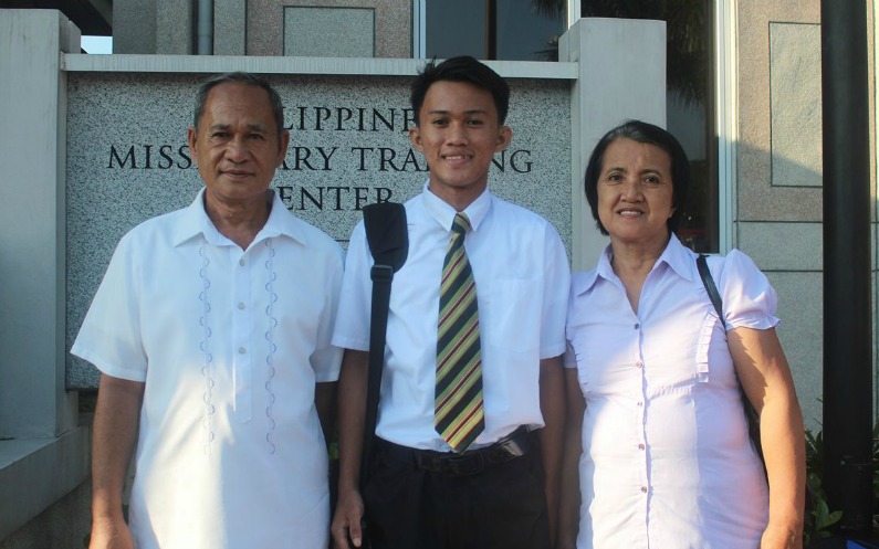 Filipino Parents Send Off 13th Missionary