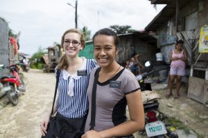 women Mormon missionaries in the streets