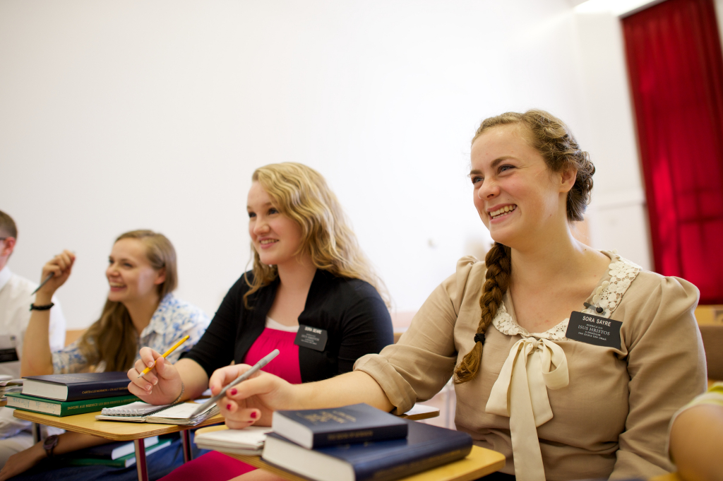 lds sister missionaries teaching