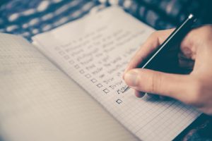 finding peace to do list